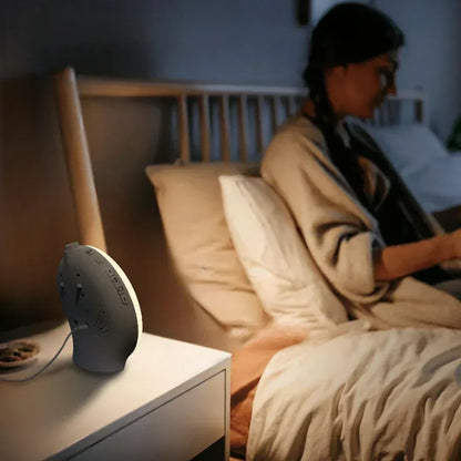 Skanto Skanto | Luxury Sunrise Simulation Alarm Clock Lamp | Soothing Sounds, Mood Lighting & Dual Alarm for Relaxing Mornings