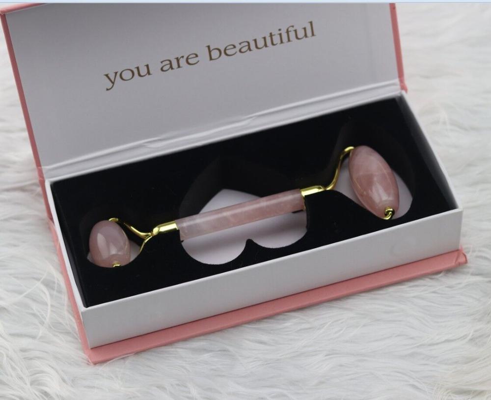 Sandsberg & Rose Quartz Facial Massager Roller