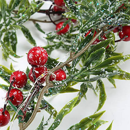 Skanto | Christmas Red Fruit Pine Needle LED Copper Wire Decorative Battery Lights