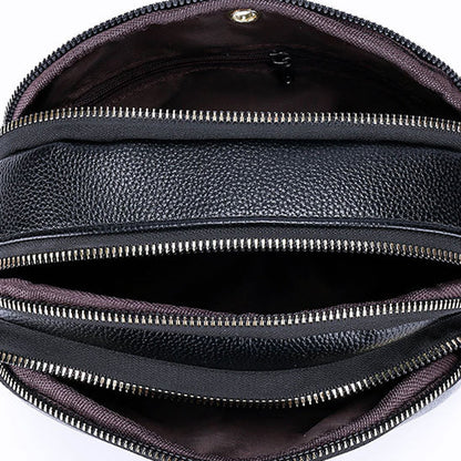 BowLift | Soft Leather Multi-Pocket Shoulder Bag