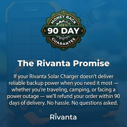 Rivanta Solar-Powerbank Emergency Powerbank IPX4 | Bowlift