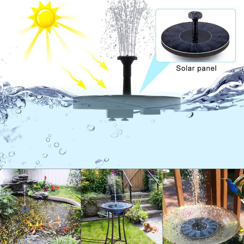 Skanto | Solar-Powered Bird Fountain with Light