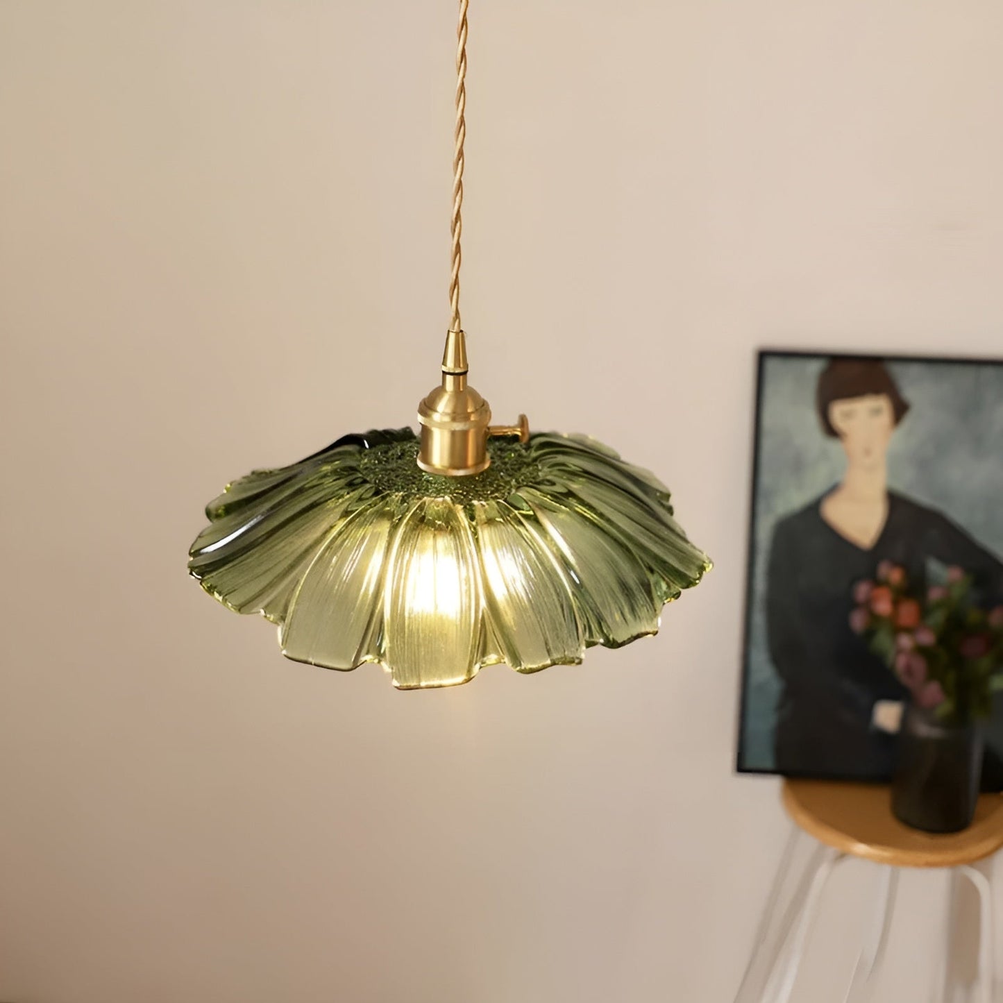 Pendant Lamp with Floral Motif – Warm Light & Stylish Design | For Your Home | Karnz