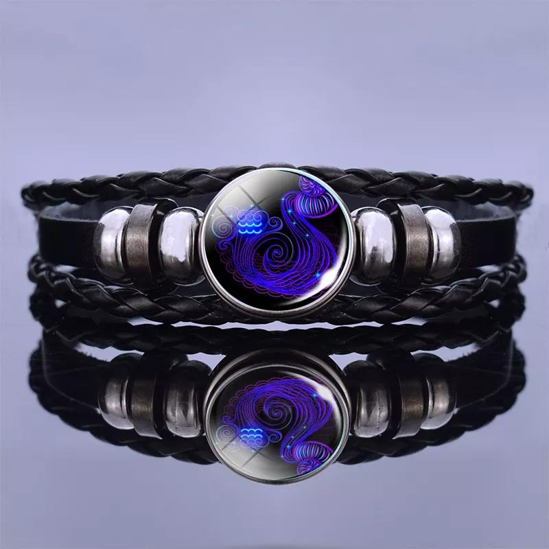 Bracelet with 12 zodiac signs