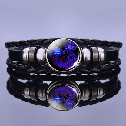 Bracelet with 12 zodiac signs