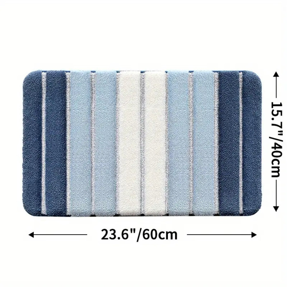 Skanto | Lumiere Striped Absorbent Bath Mat