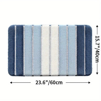 Skanto | Lumiere Striped Absorbent Bath Mat