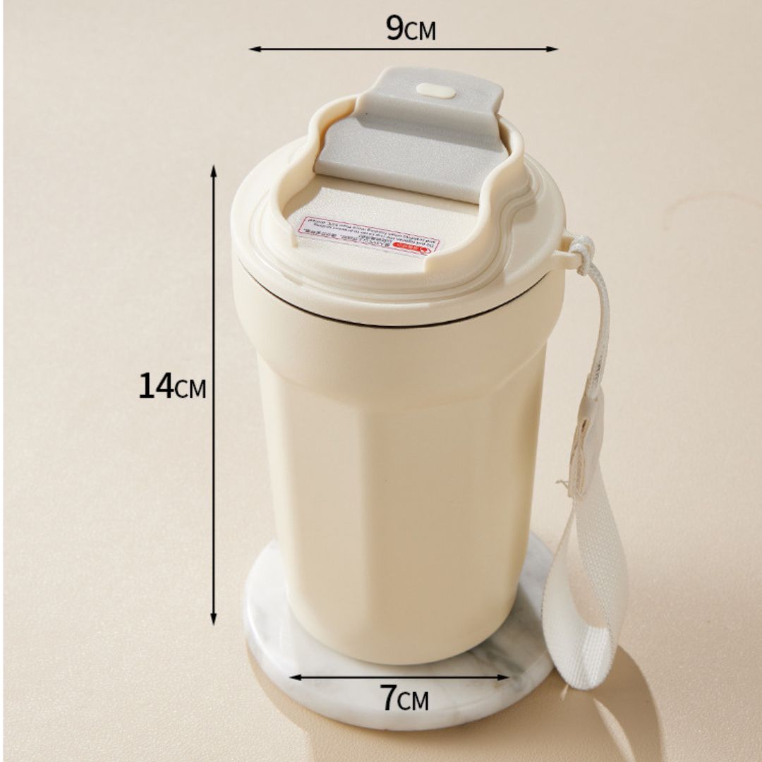BowLift | Stainless Steel Coffee Mug with LED Temperature Display 450 ML