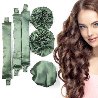 BowLift | Satin heatless curling iron set