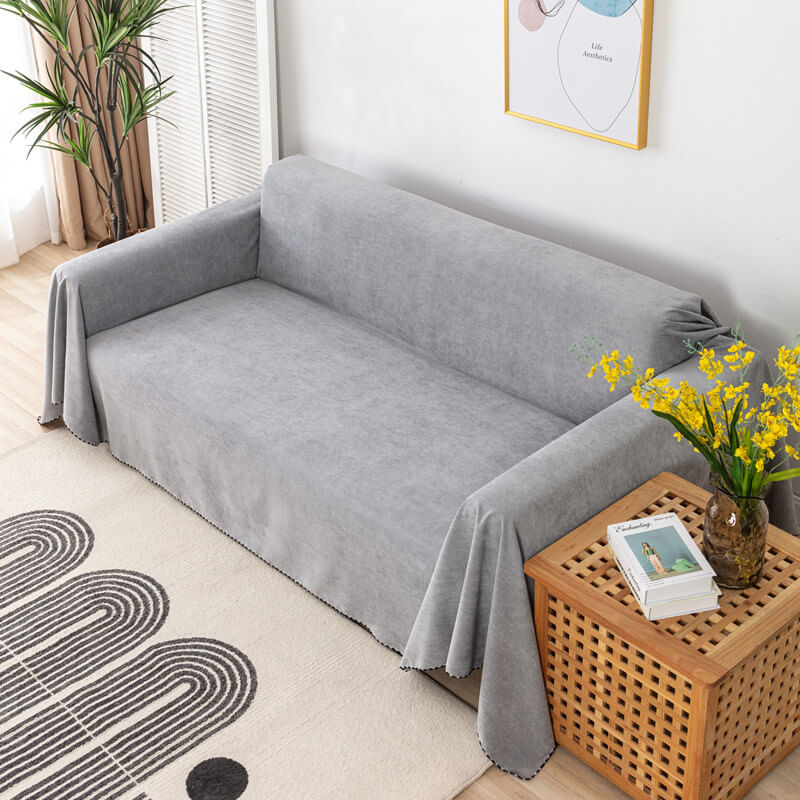 Premium Waterproof Sofa Throw Blanket Covers with Jacquard Edge