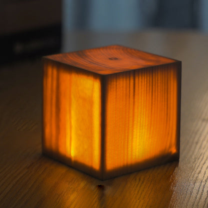 BowLift | LumiWood – LED table lamp with battery and touch control