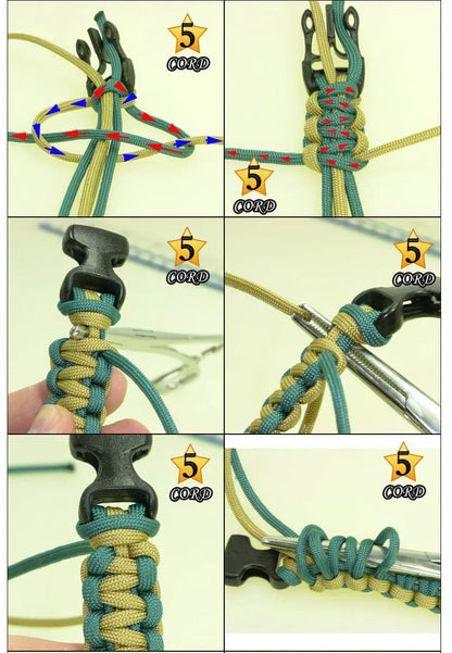 15-in-1 Survival Paracord Bracelet | Skanto