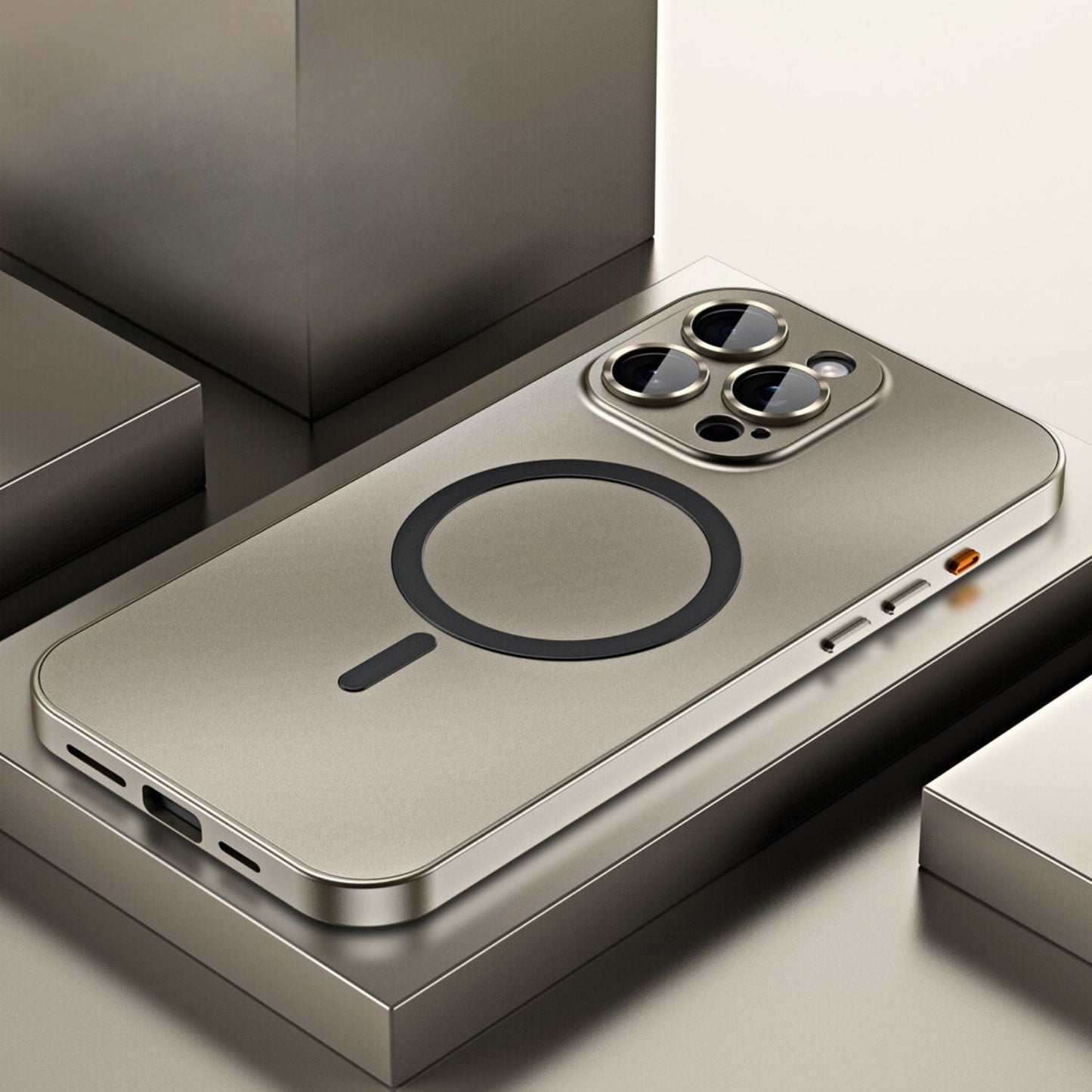 Skanto | Magnetic Metal Case for iPhone – Robust Protection with a Sleek Design and MagSafe Compatibility