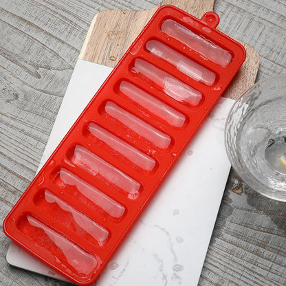 Unisex Silicone Ice Cube Mold with 10 Chambers Bowlift
