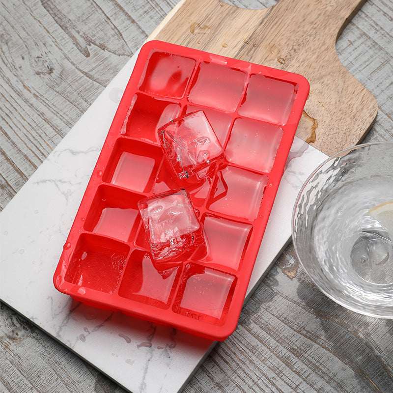 Unisex Silicone Ice Cube Mold with 10 Chambers Bowlift