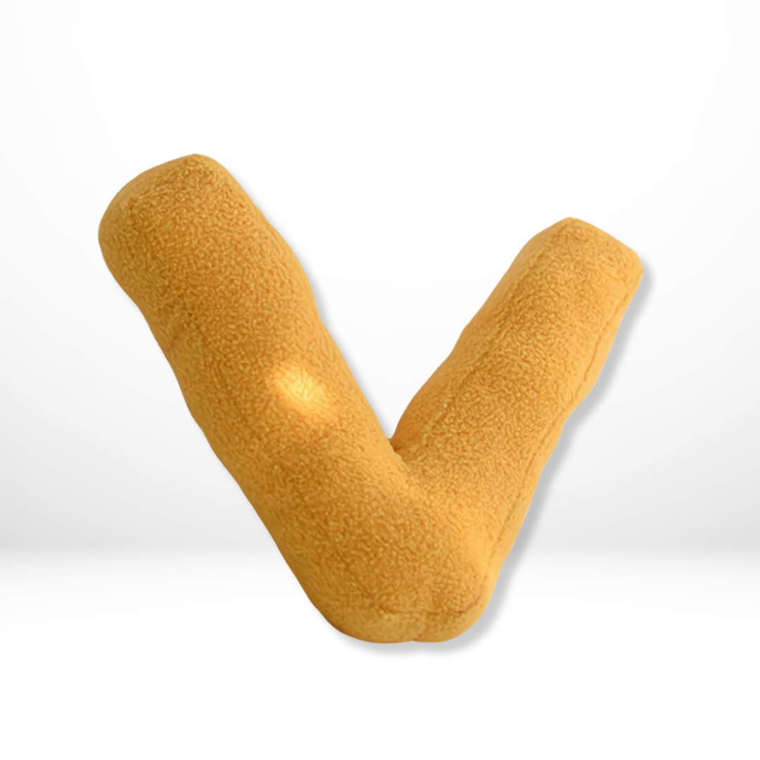 BowLift | Velvet Alphabet Decorative Cushion With Letters A To Z