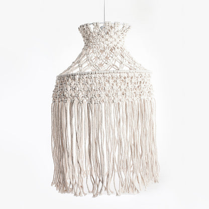 Macramé Hanging Pendant Light Acalora