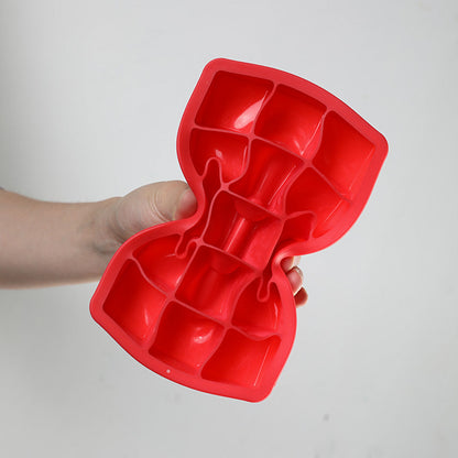 Unisex Silicone Ice Cube Mold with 10 Chambers Bowlift