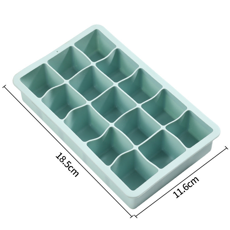 Unisex Silicone Ice Cube Mold with 10 Chambers Bowlift