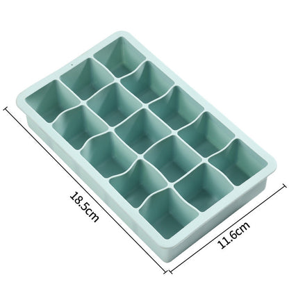 Unisex Silicone Ice Cube Mold with 10 Chambers Bowlift