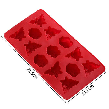 Unisex Silicone Ice Cube Mold with 10 Chambers Bowlift