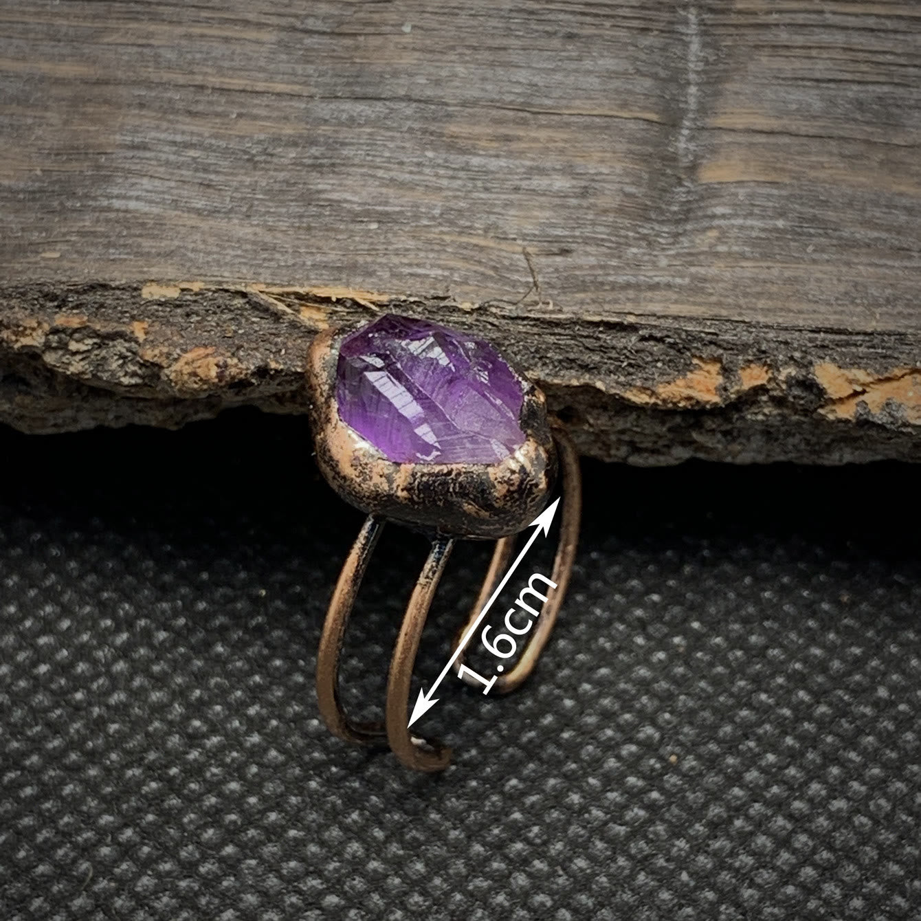 Skanto | Natural Raw Birthstone Ring - Selina