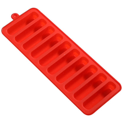 Unisex Silicone Ice Cube Mold with 10 Chambers Bowlift