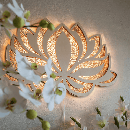 Skanto | Handmade Mandala Wooden Wall Light