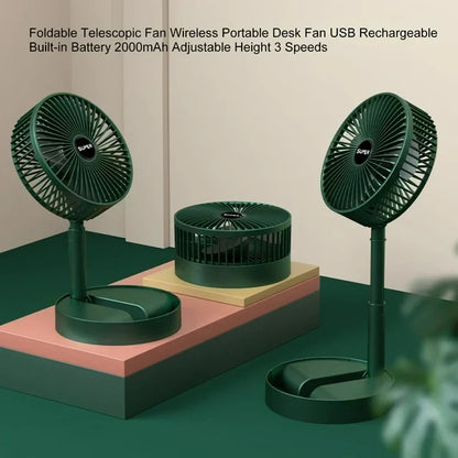Compact 15 cm USB portable fan with 3-speed control | Karnz