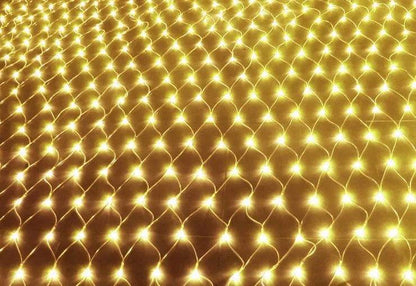 Skanto | Christmas LED Lights Outdoor Waterproof Fishtnet Lights Full of Stars Coated Holiday Lights Wedding Inn Decorative Lights