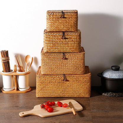 Large Eco-Friendly Woven Storage Chest Bowlift