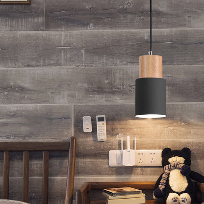 BowLift | SinglePend - Nordic Macaron Cylinder Aluminium 1-flame LED pendant lamp