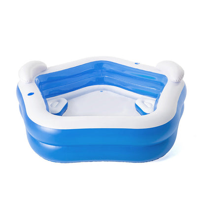 Ladies Inflatable Relaxation Bathtub with Ergonomic Shape Bowlift