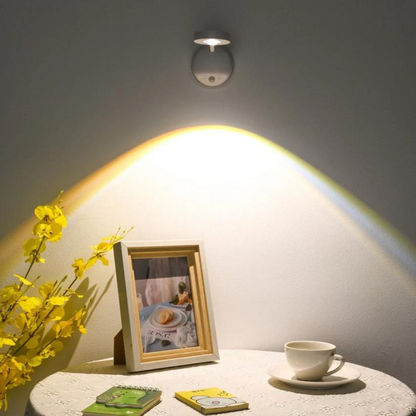 Skanto | Wireless LED Spotlight | 360° Rotation & Motion Sensor Dimmable