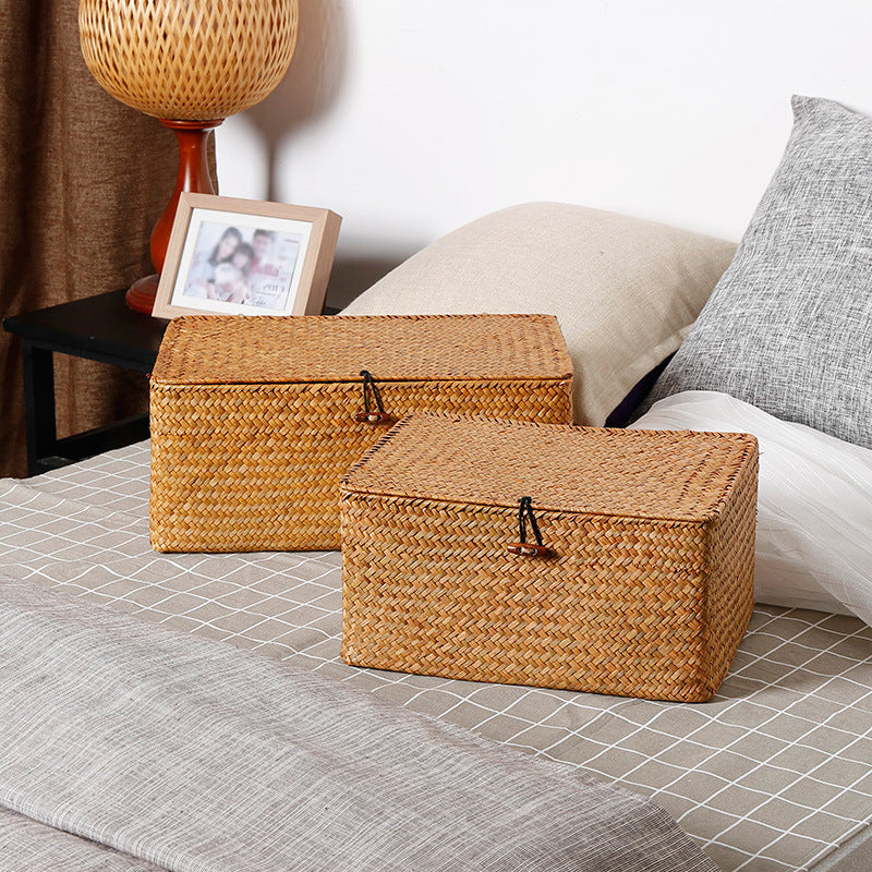 Large Eco-Friendly Woven Storage Chest Bowlift