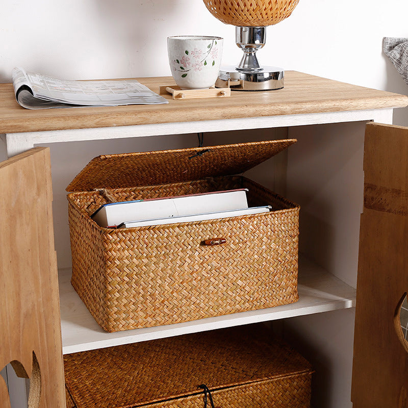 Large Eco-Friendly Woven Storage Chest Bowlift