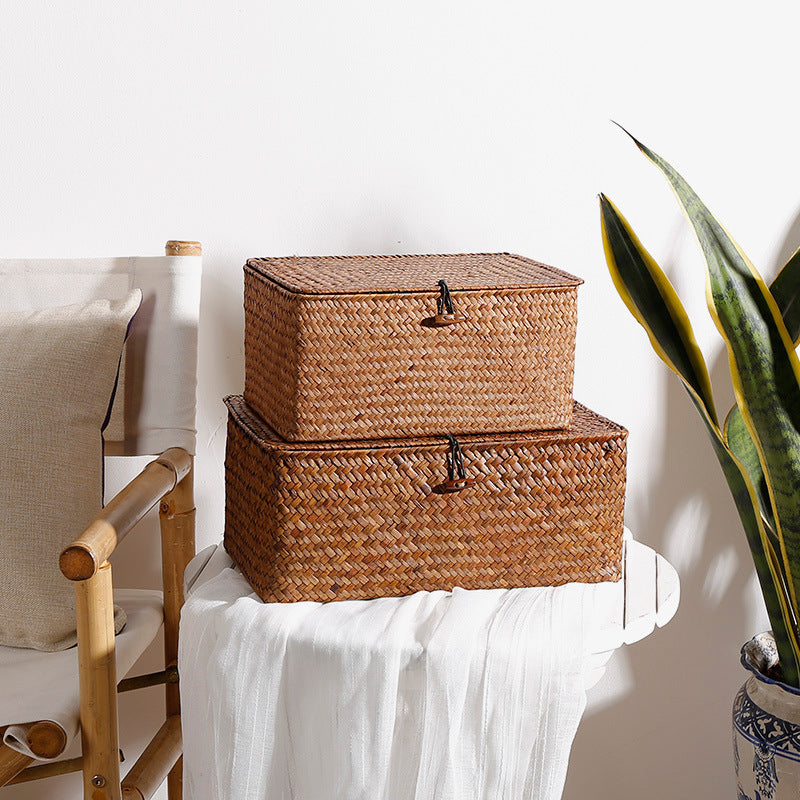 Large Eco-Friendly Woven Storage Chest Bowlift