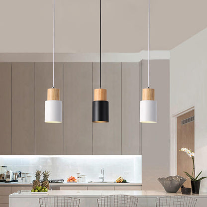 BowLift | SinglePend - Nordic Macaron Cylinder Aluminium 1-flame LED pendant lamp