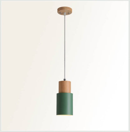 BowLift | SinglePend - Nordic Macaron Cylinder Aluminium 1-flame LED pendant lamp