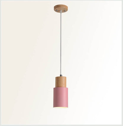 BowLift | SinglePend - Nordic Macaron Cylinder Aluminium 1-flame LED pendant lamp