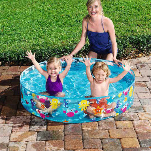Women's Inflatable Children's Paddling Pool with Maritime Motif Brehn