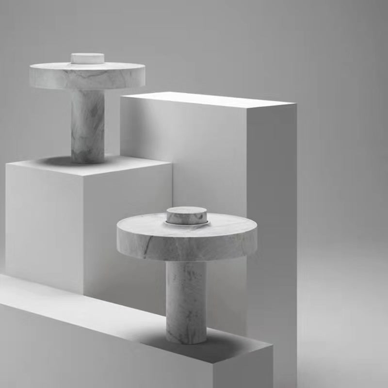 Marble Table Lamp with Contemporary Design
