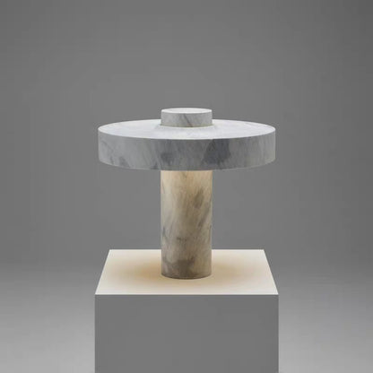 Marble Table Lamp with Contemporary Design
