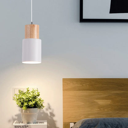 BowLift | SinglePend - Nordic Macaron Cylinder Aluminium 1-flame LED pendant lamp