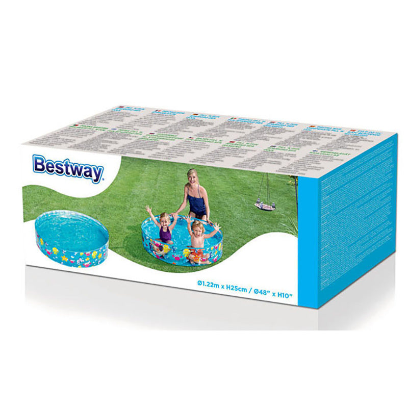 Women's Inflatable Children's Paddling Pool with Maritime Motif Brehn
