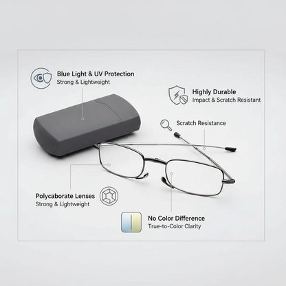 BowLift | Folding Reading Glasses - Portable With Case