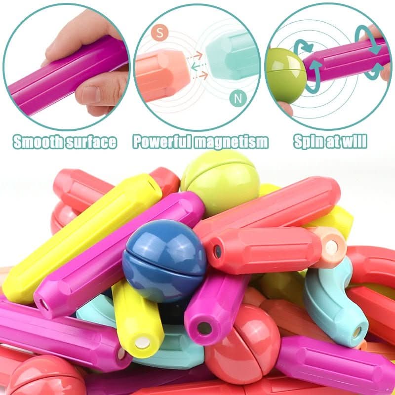 BowLift | Magnetic creative sticks for imaginative building