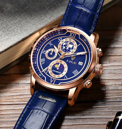 Skanto | Classic Chronograph Men's Watch | Stylish and Functional Luxury Wristwatch for Every Occasion