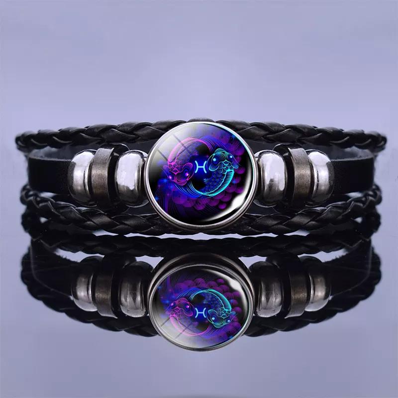 Bracelet with 12 zodiac signs