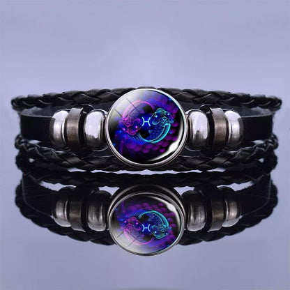 Bracelet with 12 zodiac signs